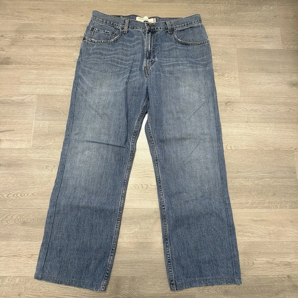 Levi's 569 Jeans Mens 34x28 Blue Loose Straight Baggy Y2K 2008 Denim